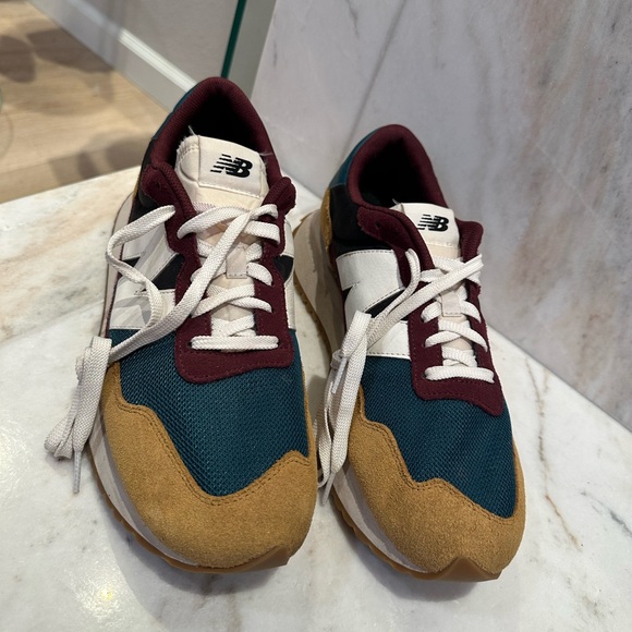 NWOT NEW BALANCE 237 Workwear Men's Teal and Burgundy Sneakers Size 12 - Picture 7 of 12